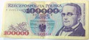 1993 100000 zł złotych Moniuszko seria P