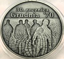 10 zł złotych 2000 Grudzień 1970 30 Rocznica Grudnia 70 SREBRO (nr 1)