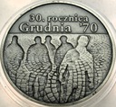 10 zł złotych 2000 Grudzień 1970 30 Rocznica Grudnia 70 SREBRO (nr 2)