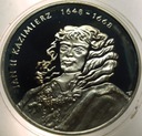 10 zł złotych 2000 Jan II Kazimierz POPIERSIE SREBRO