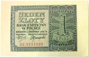 1941 1 zł Jeden Złoty, seria BE (nr 1)