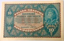 1919 10 Dziesięć Marek Polskich II Serja BU