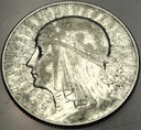 5 zł złotych 1933 Głowa Kobiety Polonia Babka SREBRO (nr 2)