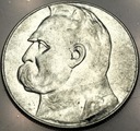 10 zł złotych 1939 Józef Piłsudski SREBRO