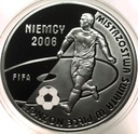 10 zł złotych 2006 Niemcy Mistrzostwa Świata FIFA HOLOGRAM SREBRO