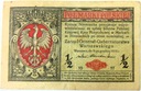 1917 1/2 marki polskiej seria B Generał