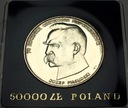 50000 zł złotych 1988 Piłsudski Niepodległość SREBRO (nr 1)