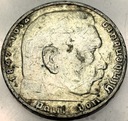 Niemcy 2 marki Reichsmark 1939 Hindenburg SREBRO