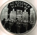 10 zł złotych 2008 MARZEC 1968 40 rocznica marca '68 SREBRO
