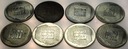 LOT zestaw 8 x 200 zł 1974 XXX lat PRL SREBRO