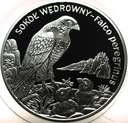 20 zł złotych 2008 Sokół Wędrowny Zwierzęta Świata SREBRO (nr 2)