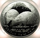 20 zł złotych 2011 Borsuk Zwierzęta Świata SREBRO