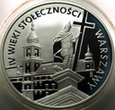 20 zł złotych 1996 IV wieki Stołeczności Warszawy SREBRO