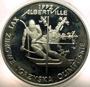 200000 zł złotych 1991 Albertville Olimpiada 1992 SREBRO
