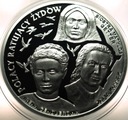 20 zł złotych 2009 Polacy Ratujący Żydów Sendlerowa Getter Kossak SREBRO