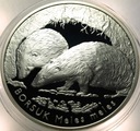 20 zł złotych 2011 Borsuk Zwierzęta Świata SREBRO
