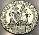 100 zł złotych 1966 Mieszko Dąbrówka Tysiąclecie Państwa Polskiego SREBRO