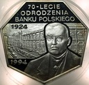 300000 zł złotych 1994 70-lecie odrodzenia Banku Polskiego SREBRO (nr 1)
