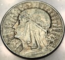 10 zł złotych 1932 Głowa Kobiety Polonia Babka SREBRO