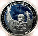 20 zł złotych 2011 Beatyfikacja Jana Pawła II SREBRO
