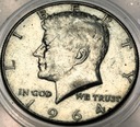 USA 1/2 Dolara 1964 Half Dollar Liberty JFK John F Kennedy SREBRO