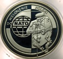 10 zł złotych 1999 Wstąpienie Polski do NATO SREBRO