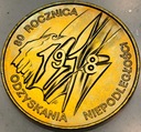 2 zł złote 1998 Niepodległość 1918