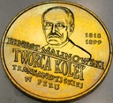 2 zł złote 1999 Ernest Malinowski Peru