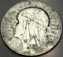 5 zł złotych 1933 Głowa Kobiety Polonia Babka SREBRO