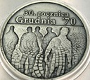 10 zł złotych 2000 Grudzień 1970 30 Rocznica Grudnia 70 SREBRO
