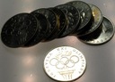 LOT zestaw 10 x 200 zł 1976 Olimpiada SREBRO