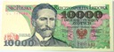 1988 10000 zł złotych Wyspiański, seria CL (nr 1)