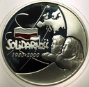 10 zł złotych 2000 Solidarność 1980 SREBRO