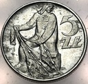 5 zł pięć złotych z Rybakiem 1974 Rybak