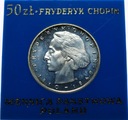 50 zł złotych 1972 Fryderyk Chopin Szopen SREBRO