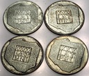 LOT zestaw 4 x 200 zł 1974 XXX lat PRL SREBRO