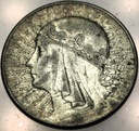 10 zł złotych 1932 Głowa Kobiety Polonia Babka SREBRO