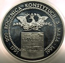 200000 zł złotych 1991 Konstytucja 3 Maja SREBRO
