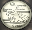 Kanada 10 Dolarów 1975 Montreal Wioślarstwo SREBRO