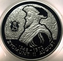 10 zł złotych 1996 Zygmunt II August POPIERSIE SREBRO