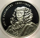 10 zł złotych 2000 Jan II Kazimierz POPIERSIE SREBRO