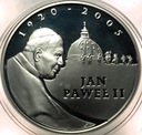 10 zł złotych 2005 Jan Paweł II 1920 2005 SREBRO (nr 1)