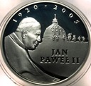 10 zł złotych 2005 Jan Paweł II 1920 2005 SREBRO (nr 2)