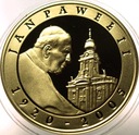 10 zł złotych 2005 Jan Paweł II platerowana złotem SREBRO
