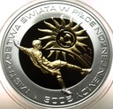 10 zł złotych 2006 Niemcy Mistrzostwa Świata FIFA platerowana AU SREBRO