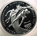 10 zł złotych 2010 Vancouver Igrzyska Olimpiada Reprezentacja SREBRO (nr 1)