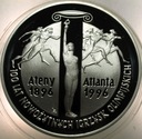 10 zł złotych 1995 100 Lat Igrzysk Ateny Atlanta SREBRO (nr 2)