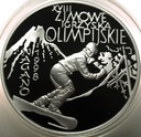 10 zł złotych 1998 Zimowe Igrzyska Nagano Japonia SREBRO (nr 2)