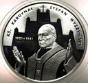 10 zł złotych 2001 Kardynał Stefan Wyszyński SREBRO