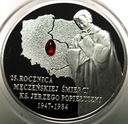 10 zł złotych 2009 Ksiądz Jerzy Popiełuszko SREBRO (nr 2)
